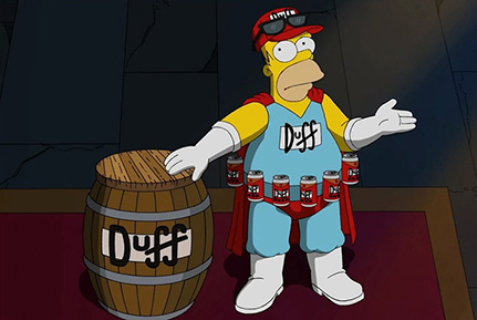 Homer Simpsons - Duff Beer
